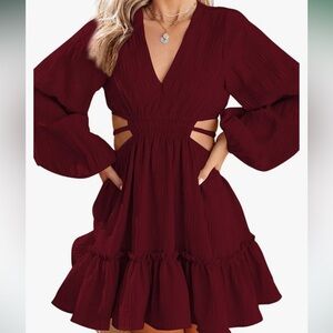 Woman’s cut-out dress, size S in black